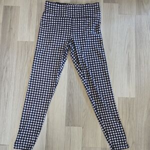 No Boundaries Black and White Gingham Leggings